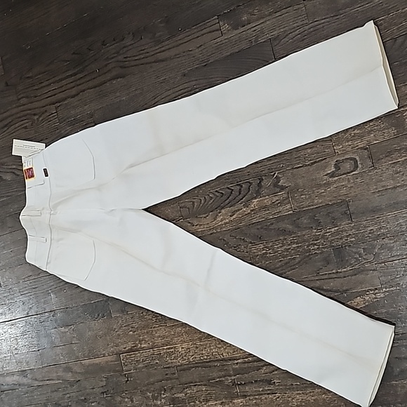 RUSTLER Wrangler  made in USA genuine VINTAGE white jeans NEW nwt sz 36 x 34p - Picture 7 of 9